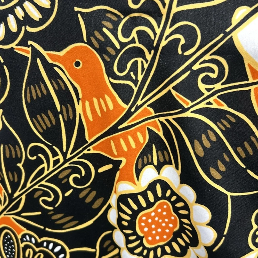 Multini Vintage Euro Dress full print fall colors! S/M - Picture 8 of 8